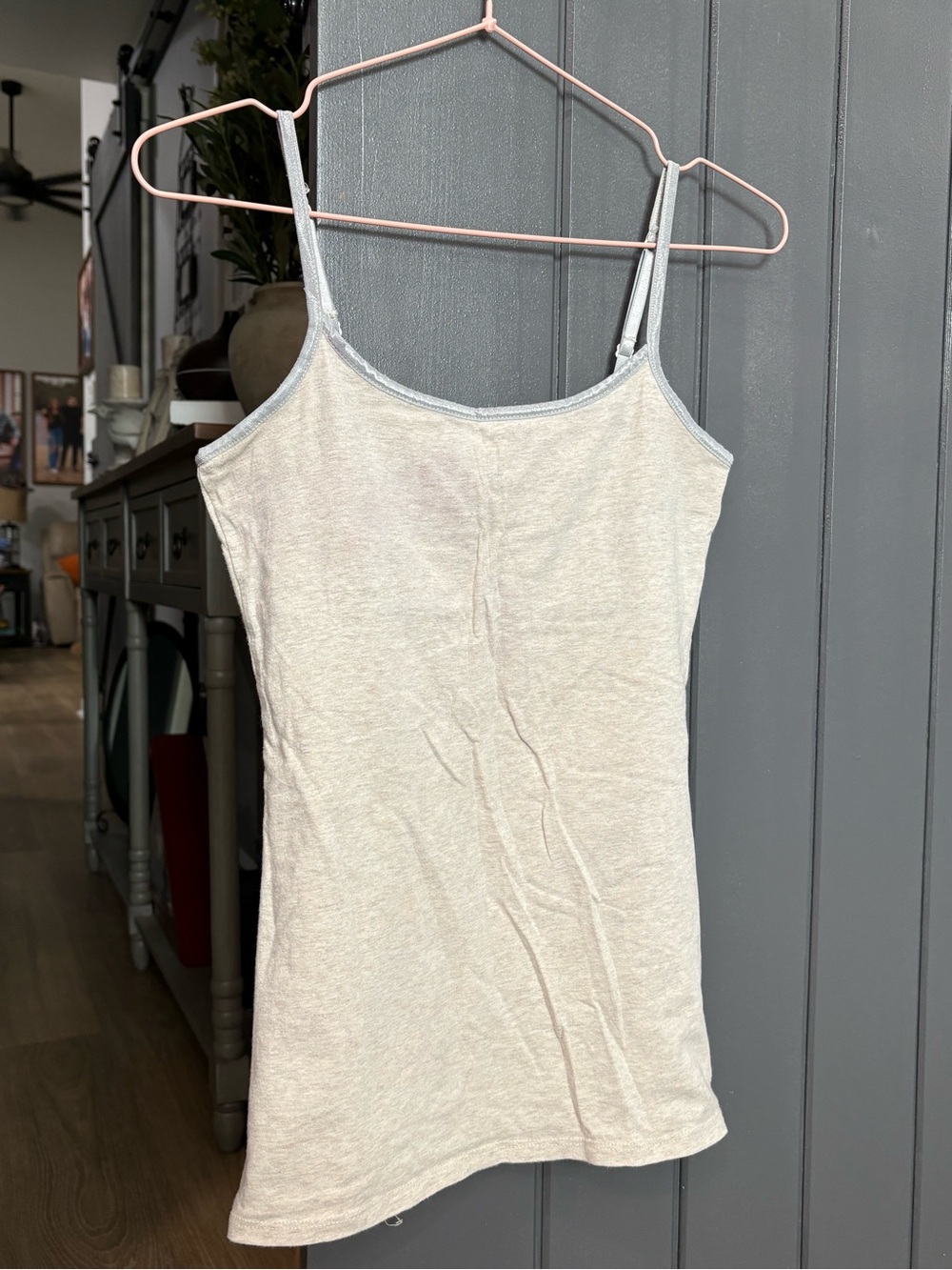 SO Women's Light Beige Camisole Tank Top